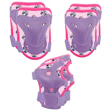 Myszka Minnie, ochraniacze skate, na kolana, łokcie, nadgarstki