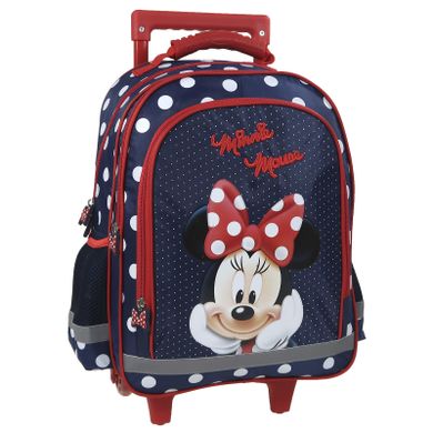 Myszka Minnie, plecak na kółkach