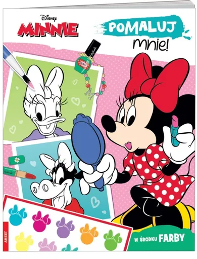 Myszka Minnie. Pomaluj mnie!