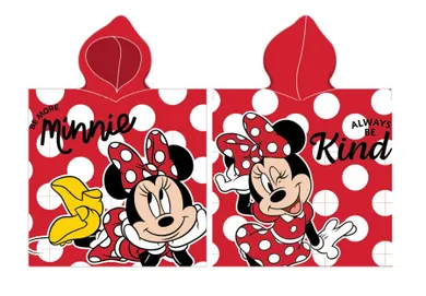 Myszka Minnie, poncho z kapturem, ręcznik, 55-110 cm