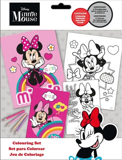 Myszka Minnie, zestaw do kolorowania