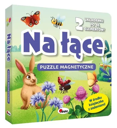 Na łące. Puzzle magnetyczne