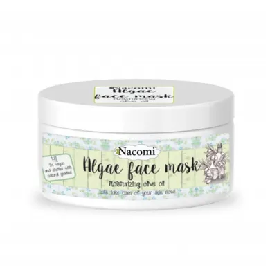 Nacomi, Algae Face Mask, Moisturizing Olive Oil intensywnie nawilżająca oliwkowa maska algowa, 42 g