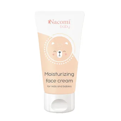 Nacomi, Baby Moisturizng Face Cream, nawilżający krem do twarzy dla dzieci i niemowląt, 50 ml