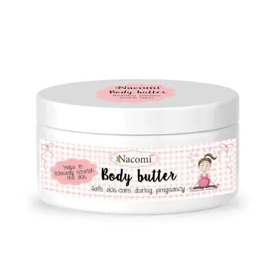 Nacomi, Body Butter, masło do ciała dla kobiet w ciąży, 100 ml