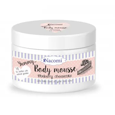 Nacomi, Body Mousse, mus do ciała, Sernik z Borówkami, 180 ml