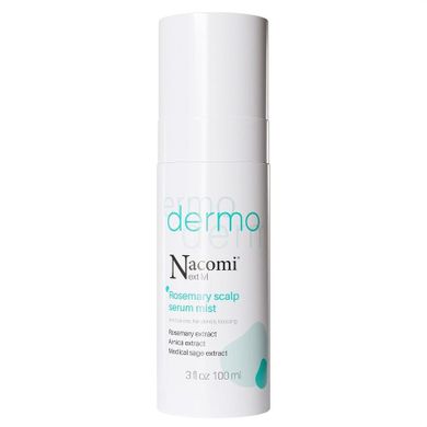 Nacomi, Next Level Dermo, rozmarynowe serum w mgiełce zapobiegające wypadaniu włosów i zagęszczające, 100 ml