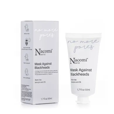 Nacomi, Next Level Mask, Against Blackheads, maska przeciw zaskórniakom, 50 ml