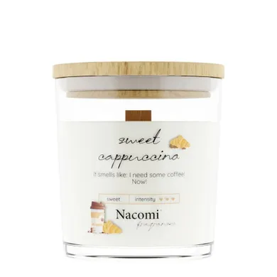 Nacomi, świeca sojowa, sweet cappuccino, 140g