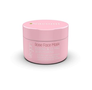 Nacomi, Vegan Rose Face Mask Soothing Calming, maska różana łagodząco uspokajająca, 50 ml