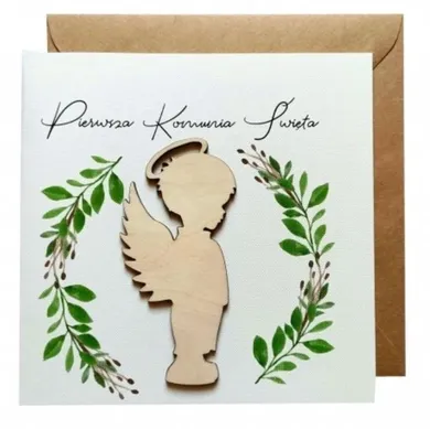 Naem, kartka, Pierwsza Komunia Święta
