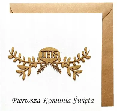 Naem, kartka, Pierwsza Komunia Święta