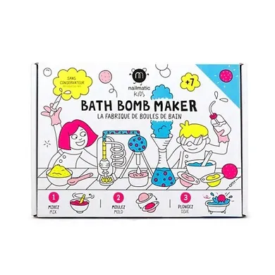 Nailmatic, Kids Bath Bomb Maker, zestaw do tworzenia kul kąpielowych