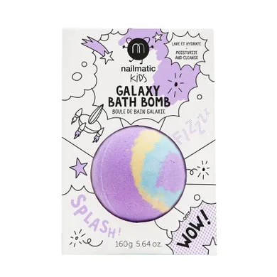 Nailmatic, Kids Galaxy Bath Bomb, kula do kąpieli dla dzieci, Pulsar, 160g