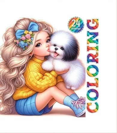 Najlepsi przyjaciele. Kolorowanka