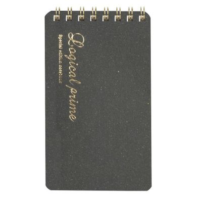 Nakabayashi, notatnik, A7, kratka, Logical Prime SB, szary, 1 szt.