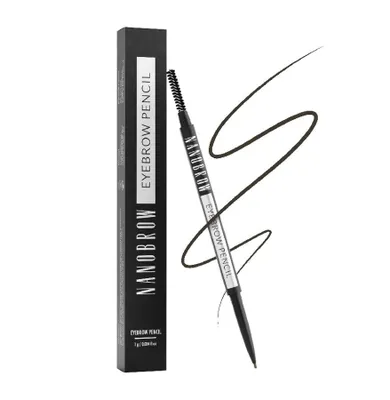 Nanobrow, Eyebrow Pencil, kredka do precyzyjnego makijażu brwi, Dark Brown, 1g