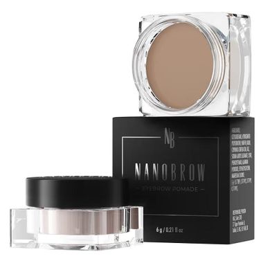 Nanobrow, Eyebrow Pomade, pomada do brwi, Light Brown, 6g