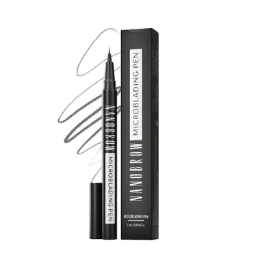 Nanobrow, Microblading Pen, precyzyjny pisak do brwi, Dark Blonde, 1 ml