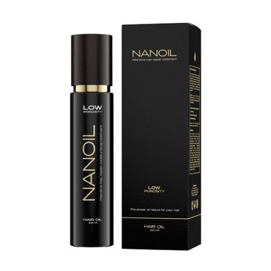 Nanoil, Hair Oil, Low Porosity, olejek do włosów niskoporowatych, 100 ml