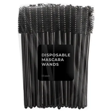 Nanolash, Disposable Mascara Wands, jednorazowe szczoteczki do rzęs i brwi, 50 szt.