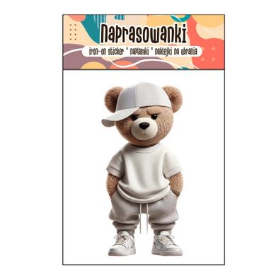 Naprasowanki, naplamki, Miś w dresie