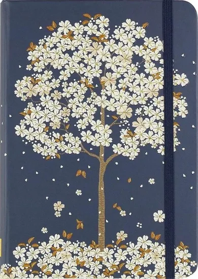 Narcissus, notes B6, linia, 80 kartek, spadające kwiaty, 1 szt.