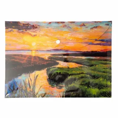 Narcissus, teczka kopertowa, A4, rzeka, 1 szt.