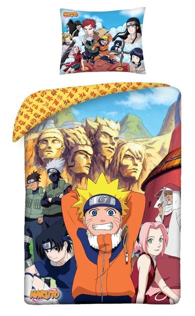 Naruto, 2-częściowy komplet pościeli, 140-200 cm