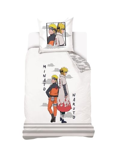 Naruto, 2-częściowy komplet pościeli bawełnianej, 160-200 cm