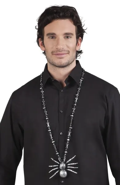 Naszyjnik z pająkiem, tarrantula, rozmiar XL