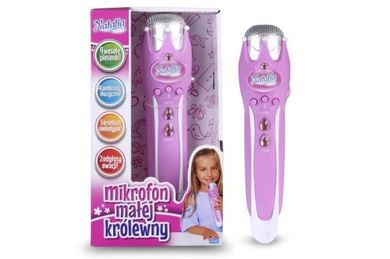 Natalia, mikrofon, zabawka interaktywna, fioletowy