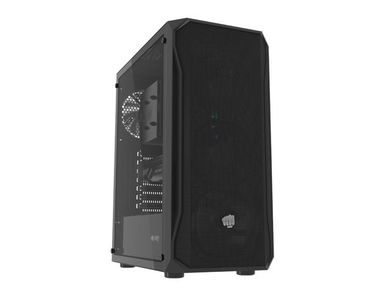 Natec, Fury Shobo SH4F Midi Tower, obudowa komputerowa z oknem, czarna