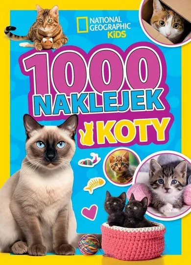 National Geographic Kids. Koty. 1000 naklejek