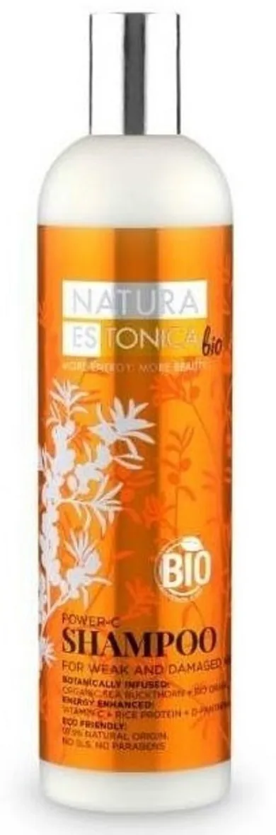 Natura Estonica Bio, Power-C, szampon do włosów, 400 ml