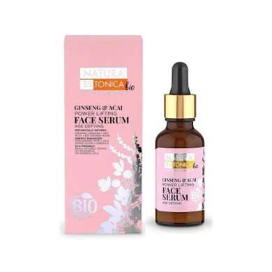 Natura Estonica, Ginsegn & Acai Power Lifting Face Serum, intensywnie liftingujace serum przeciwzmarszczkowe do twarzy, 30 ml