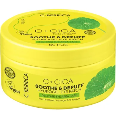 Natura Siberica, Cica C-Berrica, hydrożelowe płatki pod oczy, 60 szt.