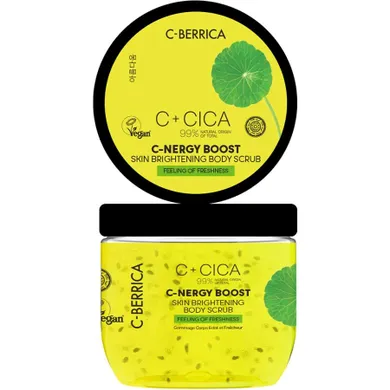 Natura Siberica, Cica C-Berrica, rozświetlający peeling do ciała, 200 ml