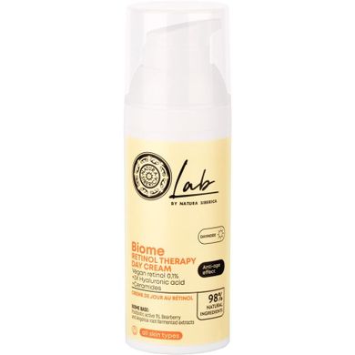 Natura Siberica, Lab Biome Retinol Therapy, krem do twarzy na dzień, 50 ml