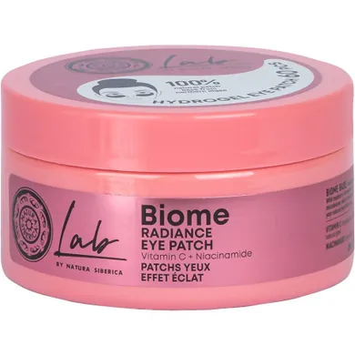 Natura Siberica, Lab Biome, rozświetlające płatki pod oczy, 60 szt.
