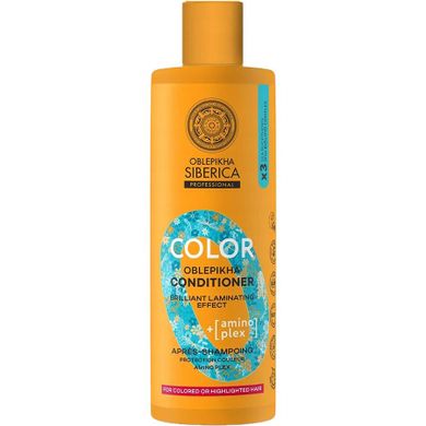 Natura Siberica, Oblepikha Color, odżywka do włosów farbowanych lub z pasemkami, 400 ml