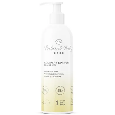 Natural Baby Care, Naturalny szampon do włosów dla dzieci, 200 ml