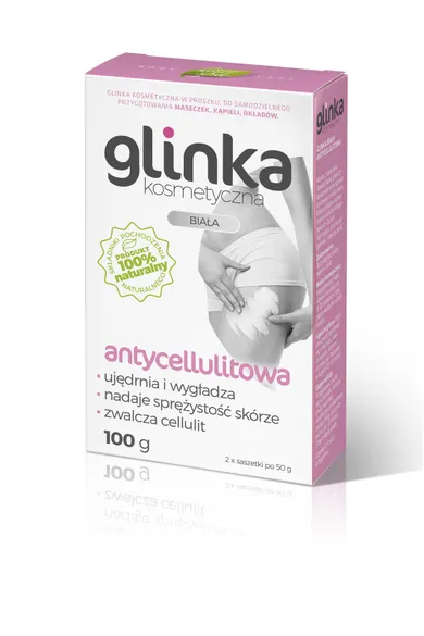 Natural Home Spa, glinka kosmetyczna biała, antycellulitowa, 100 g