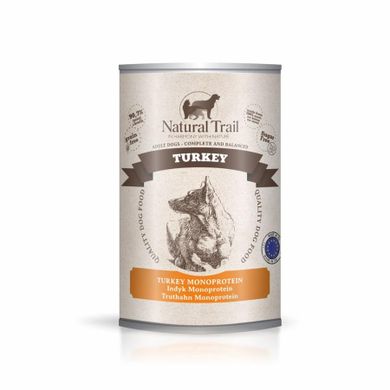 Natural Trail, indyk, karma mokra dla psów, 400g