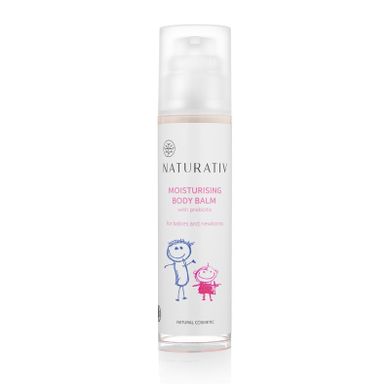 Naturativ, Moisturising Body Balm For Babies and Newborns, nawilżający balsam do ciała dla niemowląt i dzieci, 200 ml