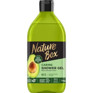 Nature Box Avocado Oil, pielęgnujący żel pod prysznic, 385 ml