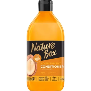 Nature Box, Nourishment Conditioner, odżywka do włosów z olejkiem arganowym, 385 ml