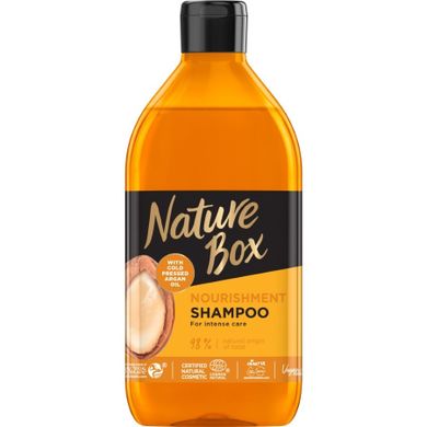 Nature Box, Nourishment Shampoo, odżywczy szampon do włosów z olejem arganowym, 385 ml