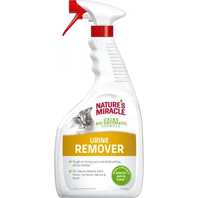 Nature's Miracle, Urine Stain & Odour Remover, preparat do usuwania plam i zapachu, kot, 946 ml