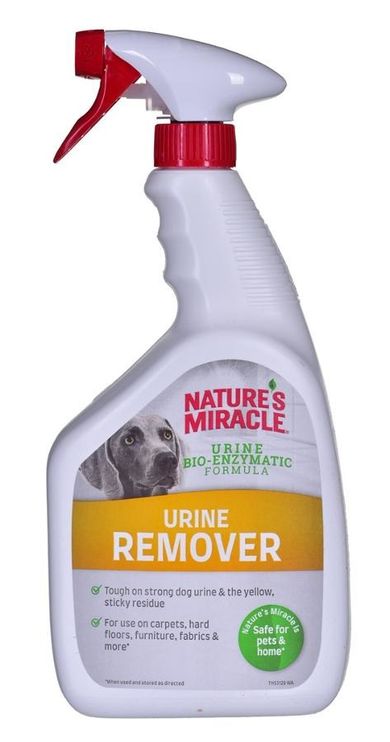 Nature's Miracle, Urine Stain & Odour Remover, preparat do usuwania plam i zapachu, pies, 946 ml